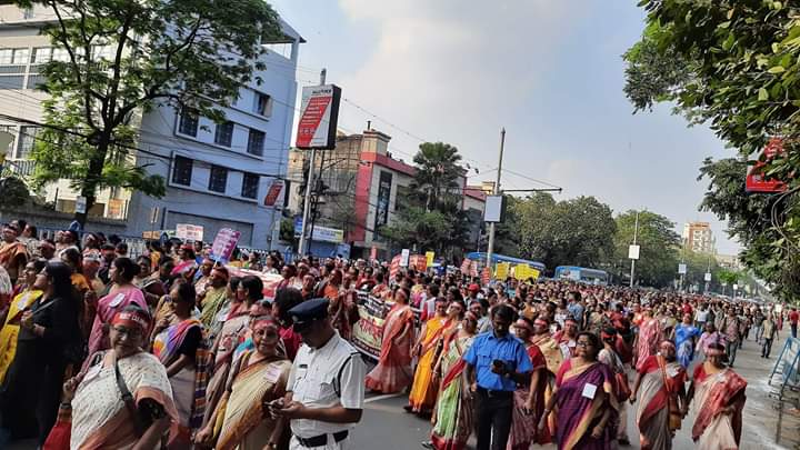International Working Women's Day Rally Kolkata 2020