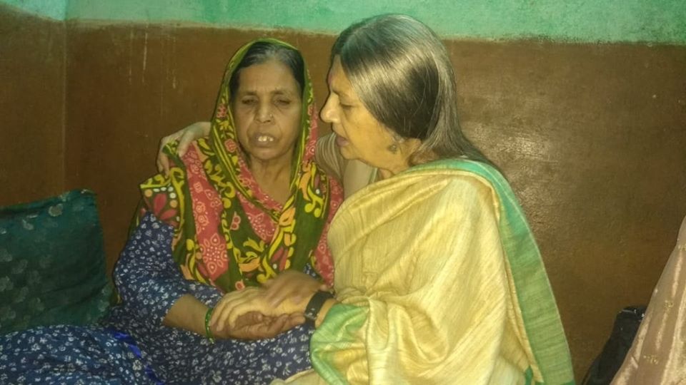 The Delhi Solidarity and Relief Committee volunteers visit violence hit areas