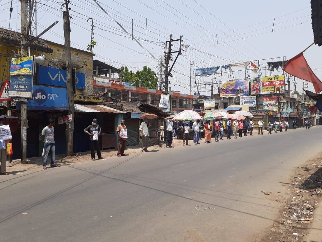 Protest for ration