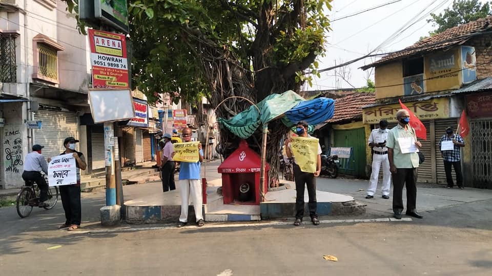 Protest for ration