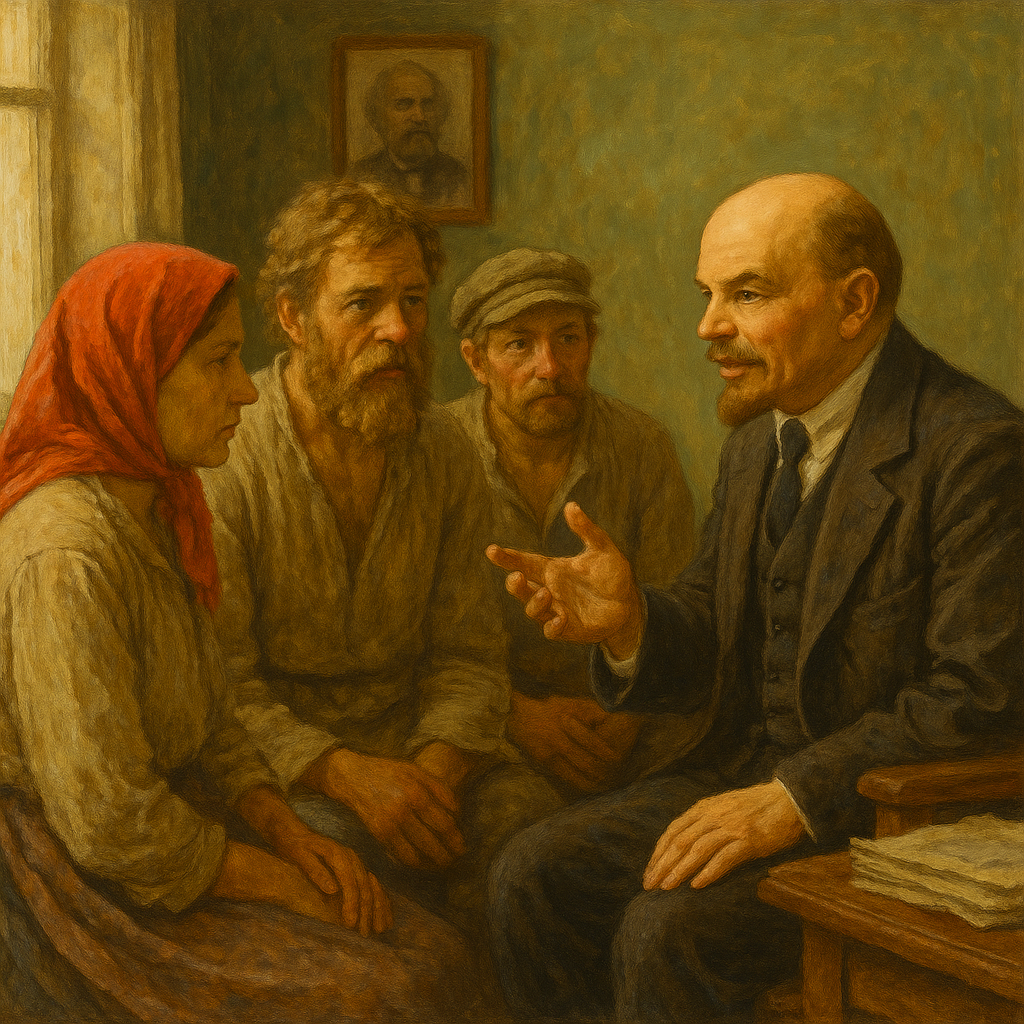 Lenin with People